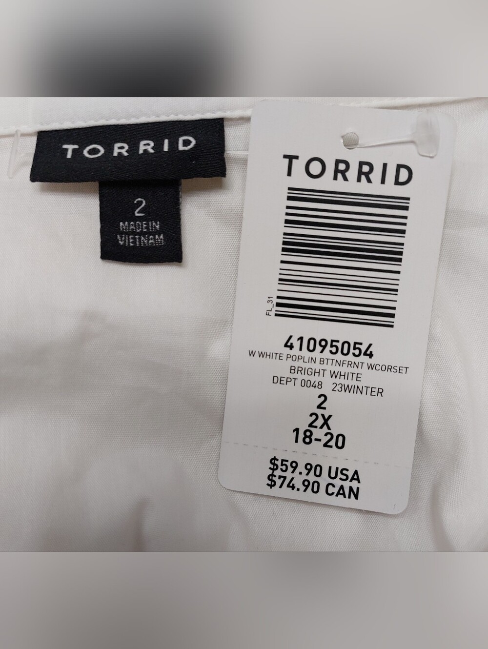 2X-Torrid Top. - Picture 3 of 14